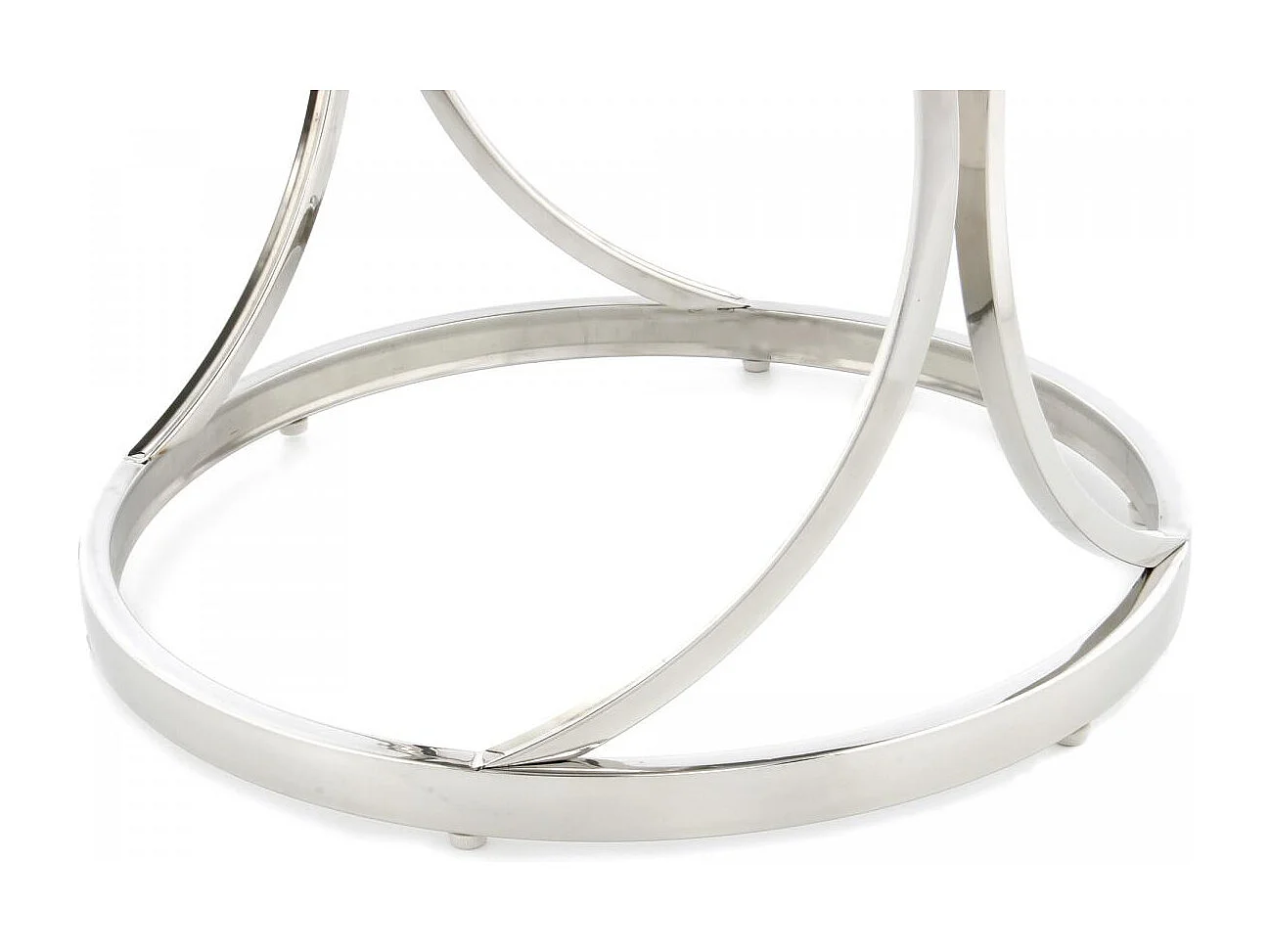 Table basse fait main en acier inoxydable EMU 50x50 noir et gris