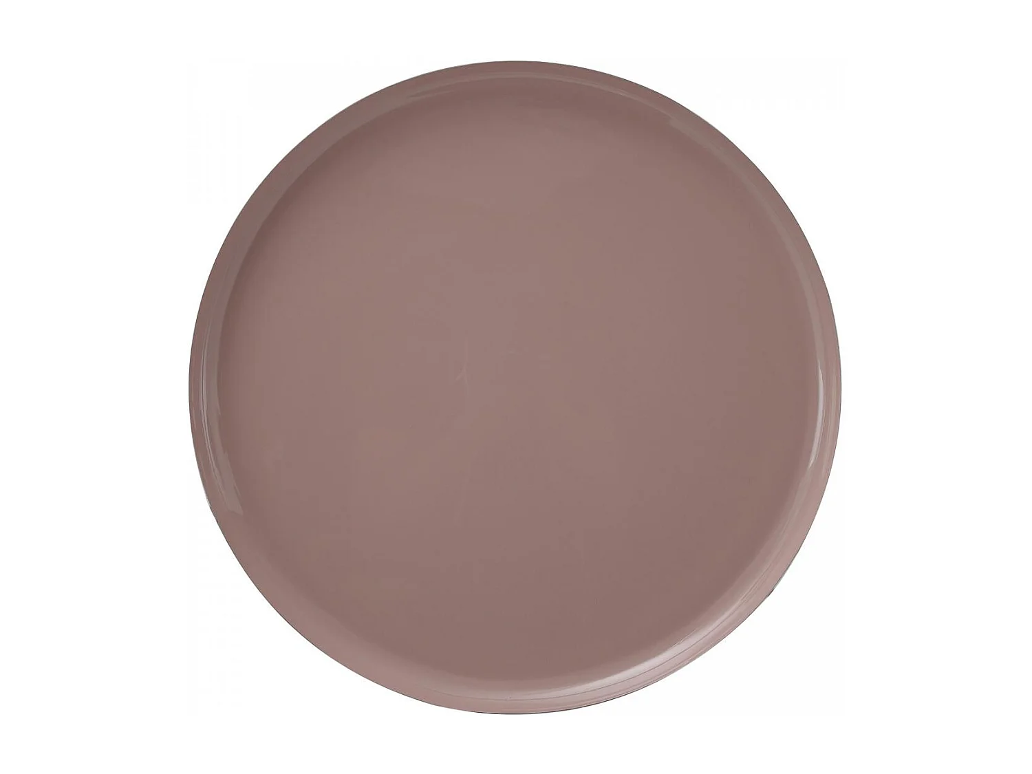 Table basse fait main en fer EVA 50x50 vieux rose et gris