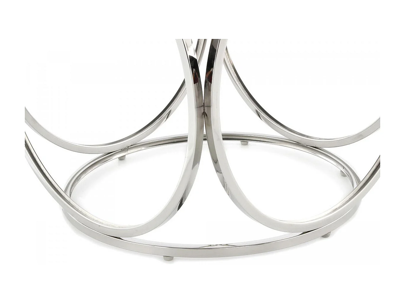 Table basse fait main en acier inoxydable ERU 50x50 noir et gris