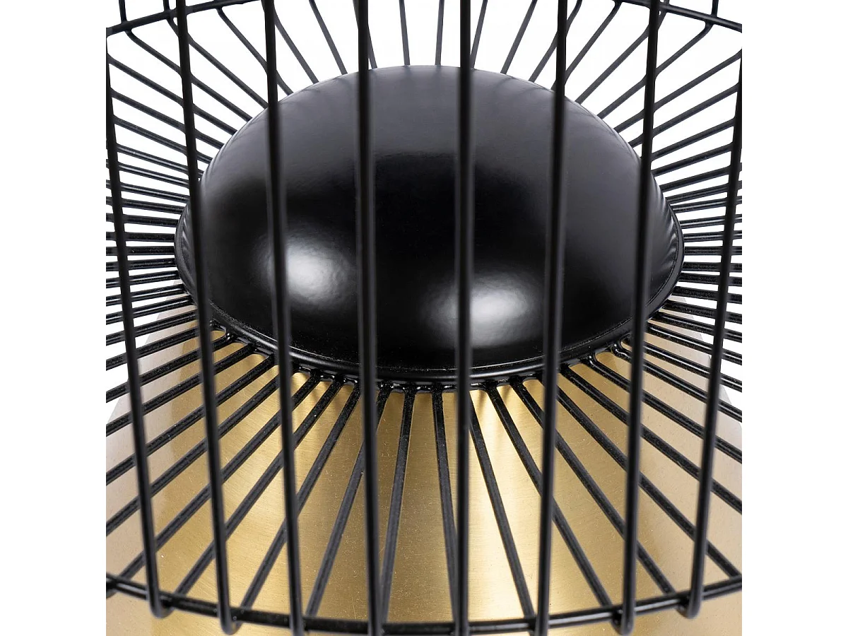 Table basse fait main en marbre EPE 51x51 vert et noir