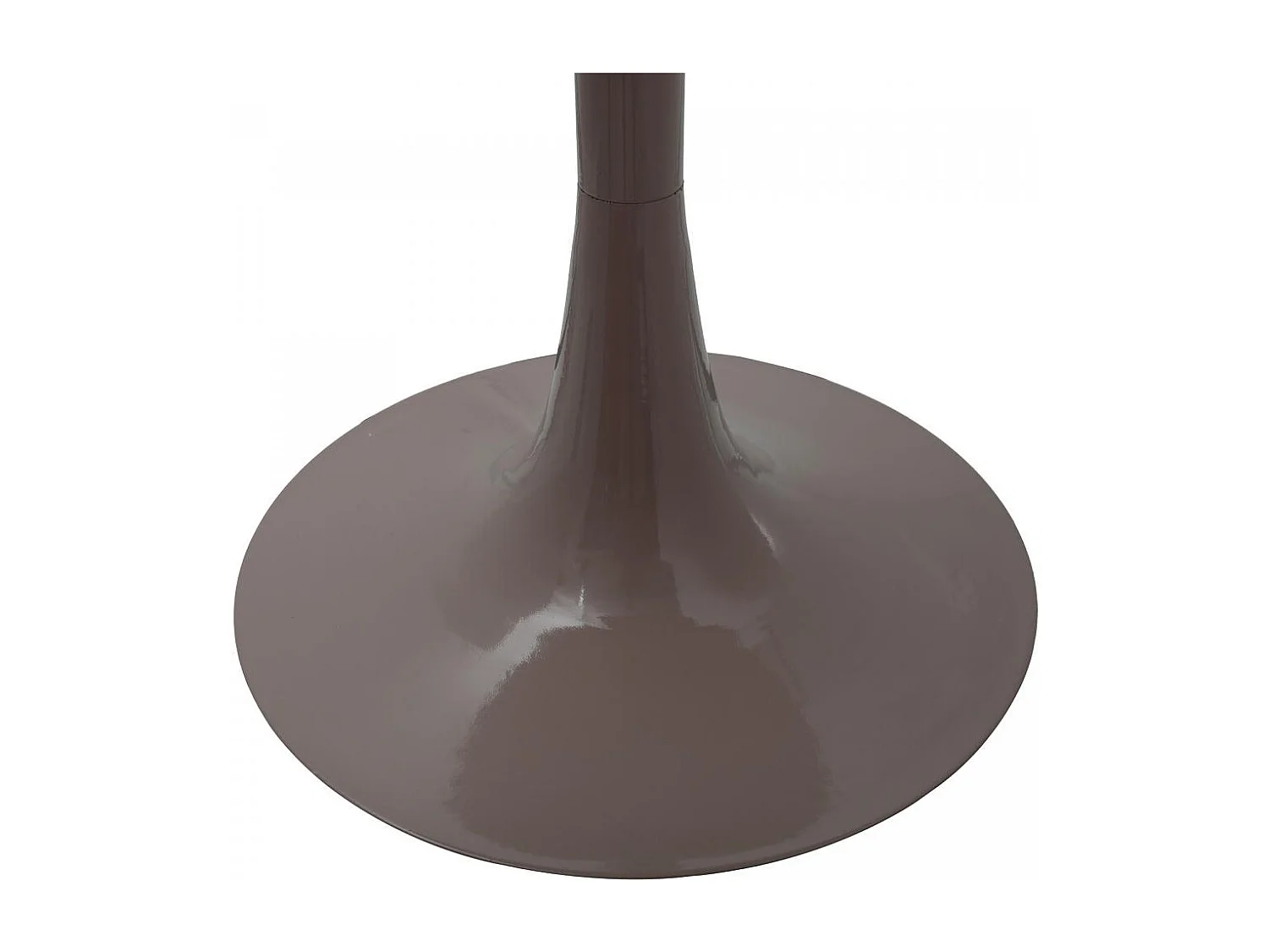 Table basse fait main en fer EXA 51x51 vieux rose et gris