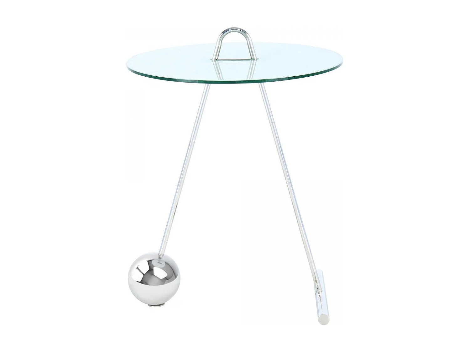 Table basse fait main en acier ELI 46x46 gris et blanc