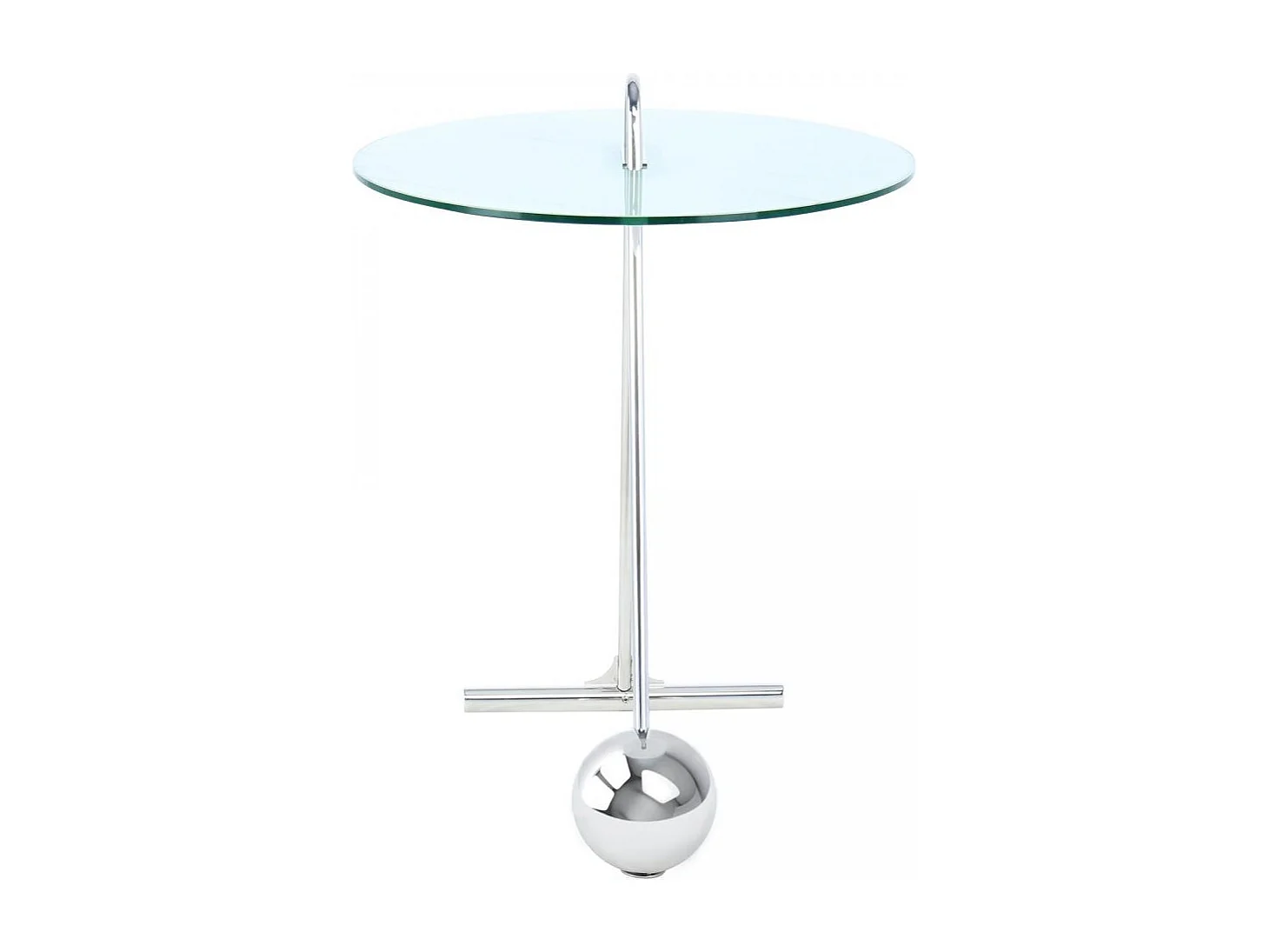 Table basse fait main en acier ELI 46x46 gris et blanc