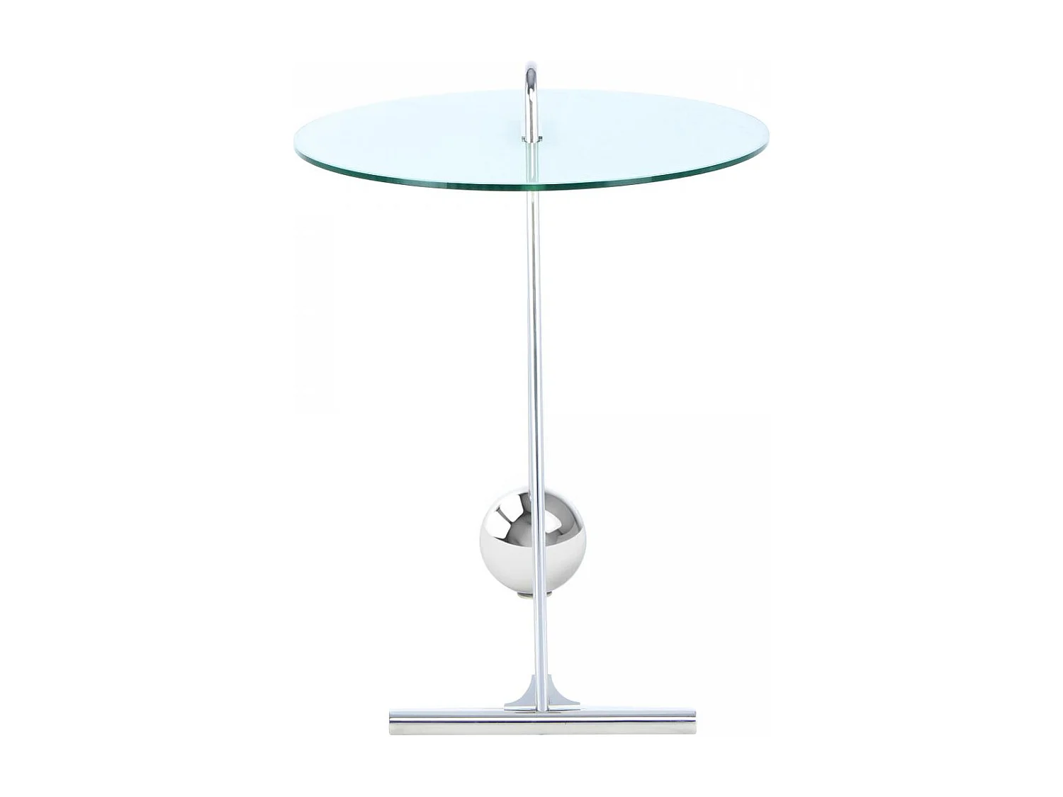 Table basse fait main en acier ELI 46x46 gris et blanc