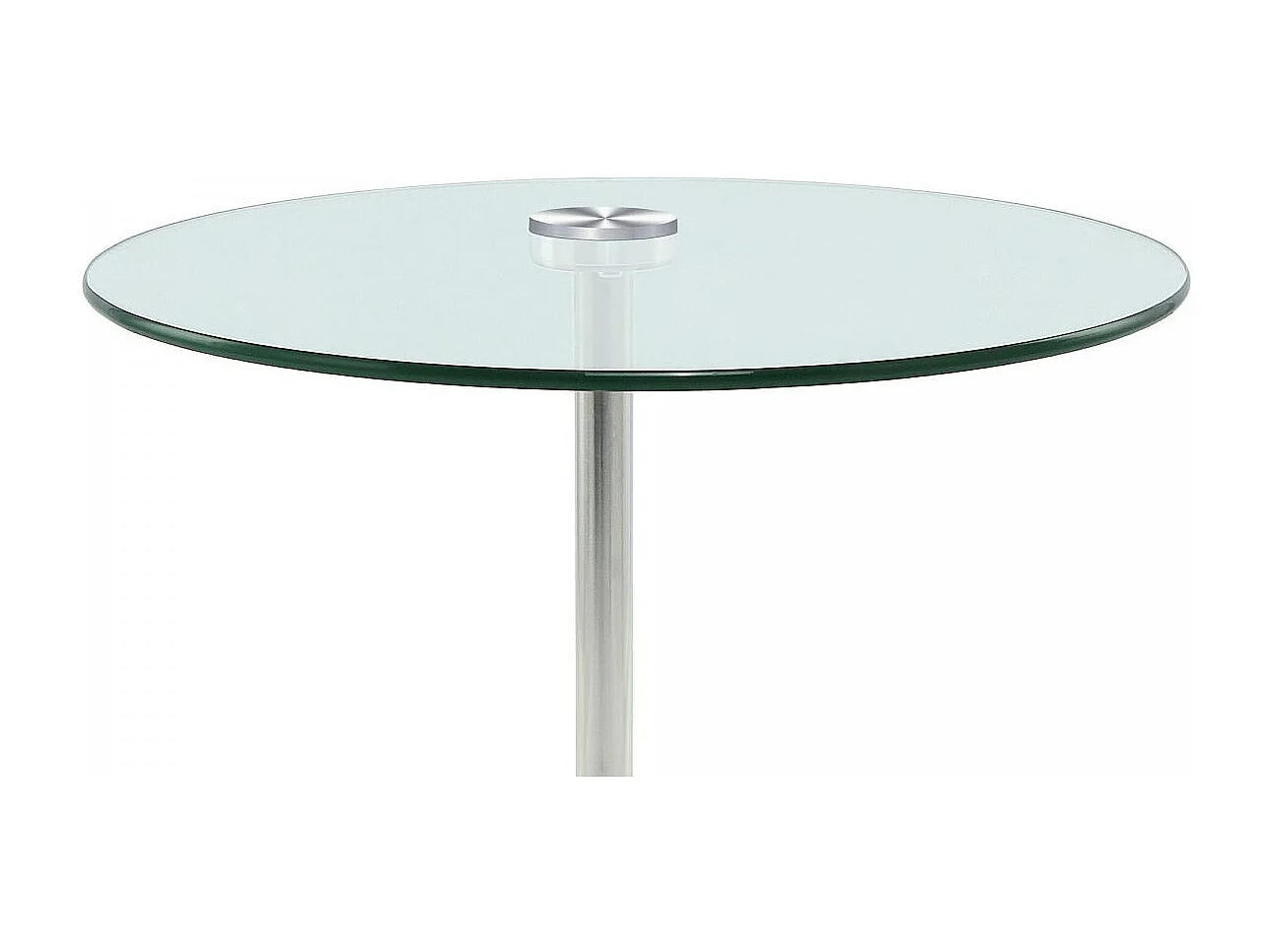 Table basse fait main en acier inoxydable EVI 44x44 noir et gris