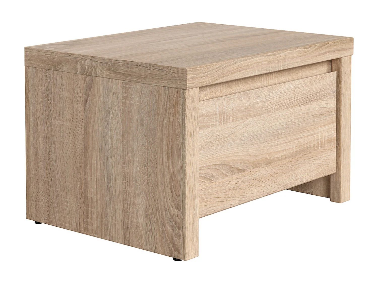 Table de chevet Table de nuit avec tiroir, coloris chêne Sonoma - Longueur 51 x Profondeur 40,5 x Hauteur 33,5 cm