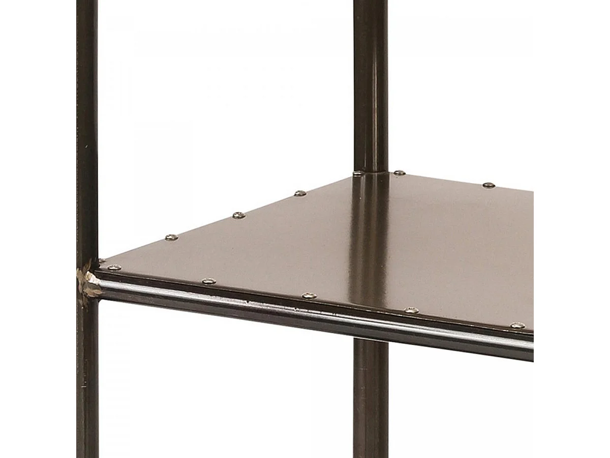 Étagére fait main en metal GALD 3 ETAGES 40x30x60 gris