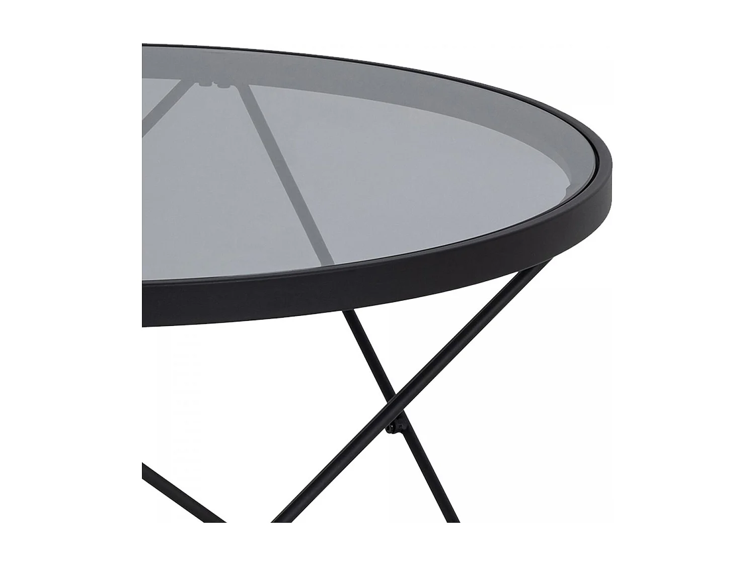 Table basse MOUTUL Gris 80x80x45 en Acier