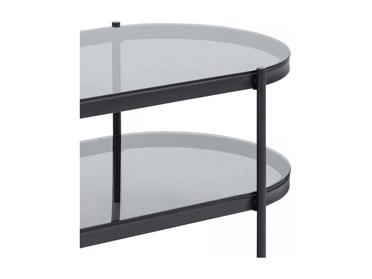 Table basse NIKA Gris 95x50x42 en Acier