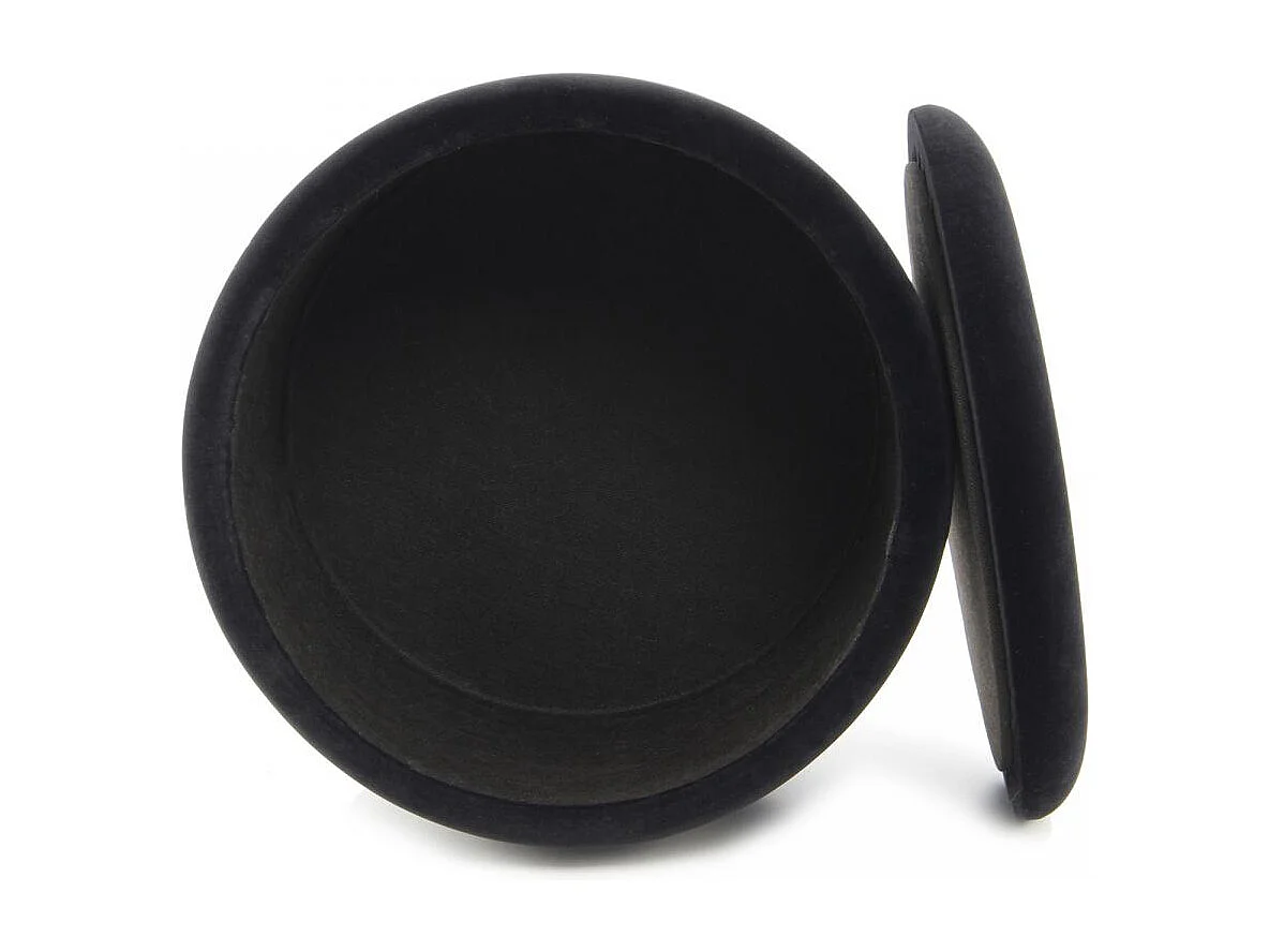 Tabouret semi artisanal ZASE 37,5x37,5x41 noir