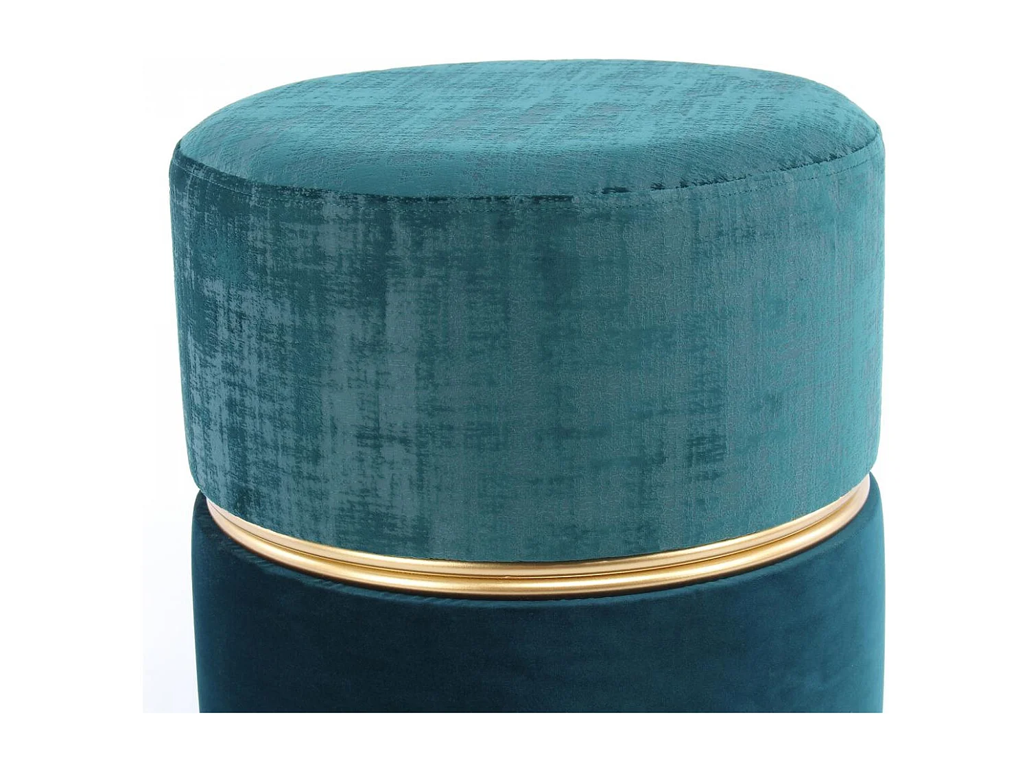 Tabouret semi artisanal ZAHA 40x40x40 essence et vert foncé