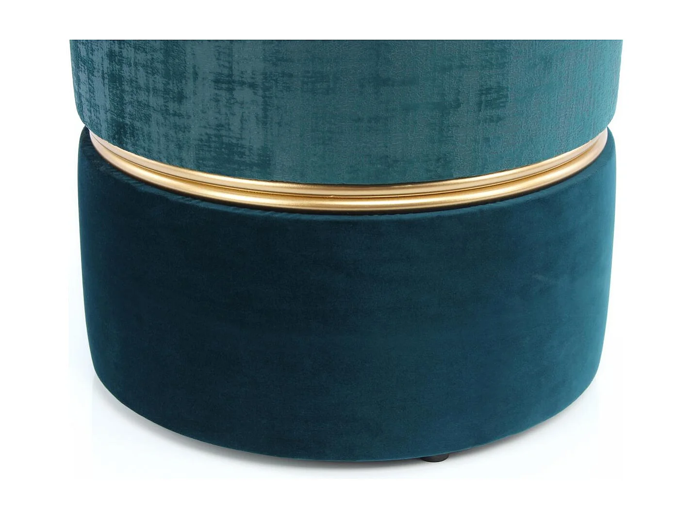 Tabouret semi artisanal ZAHA 40x40x40 essence et vert foncé