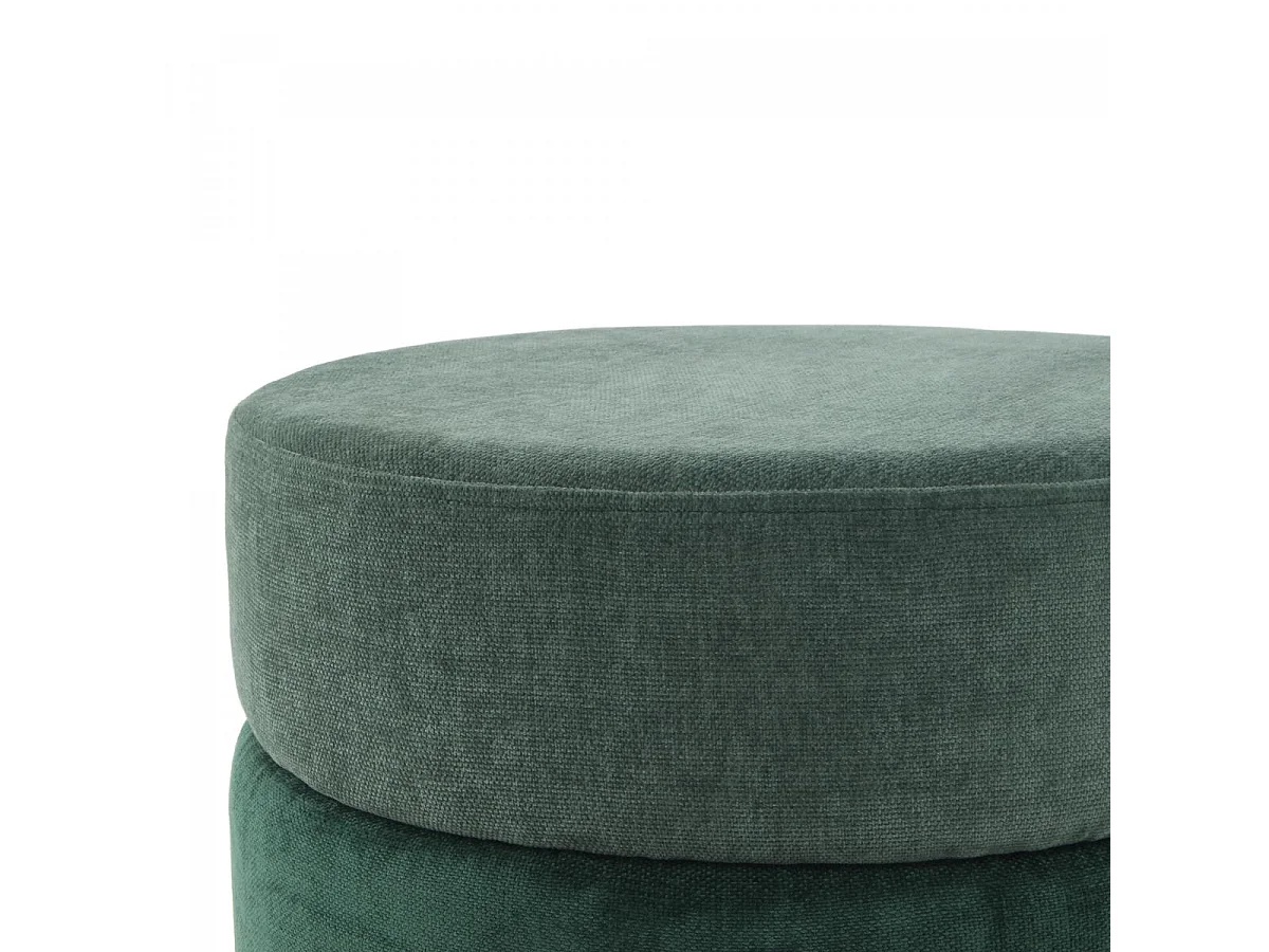 Tabouret semi artisanal ZAVA 48,5x48,5x46 vert