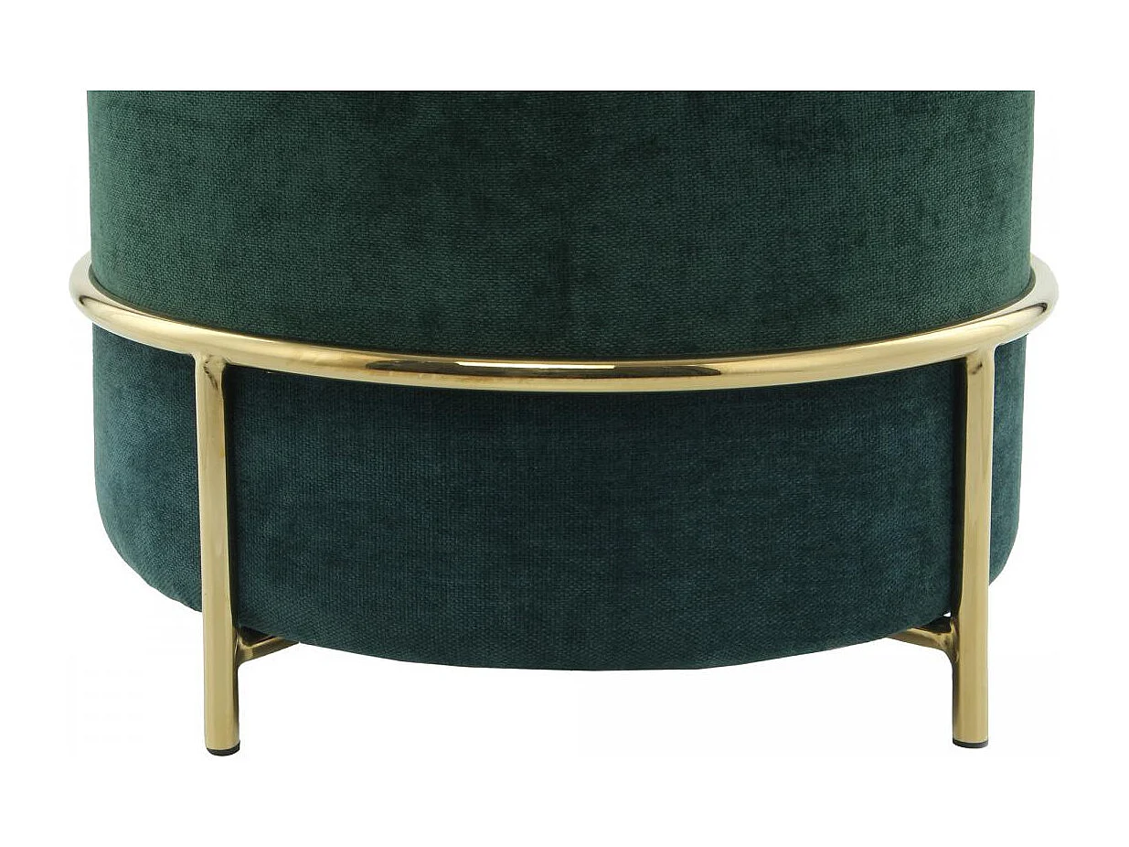 Tabouret semi artisanal ZAVA 48,5x48,5x46 vert