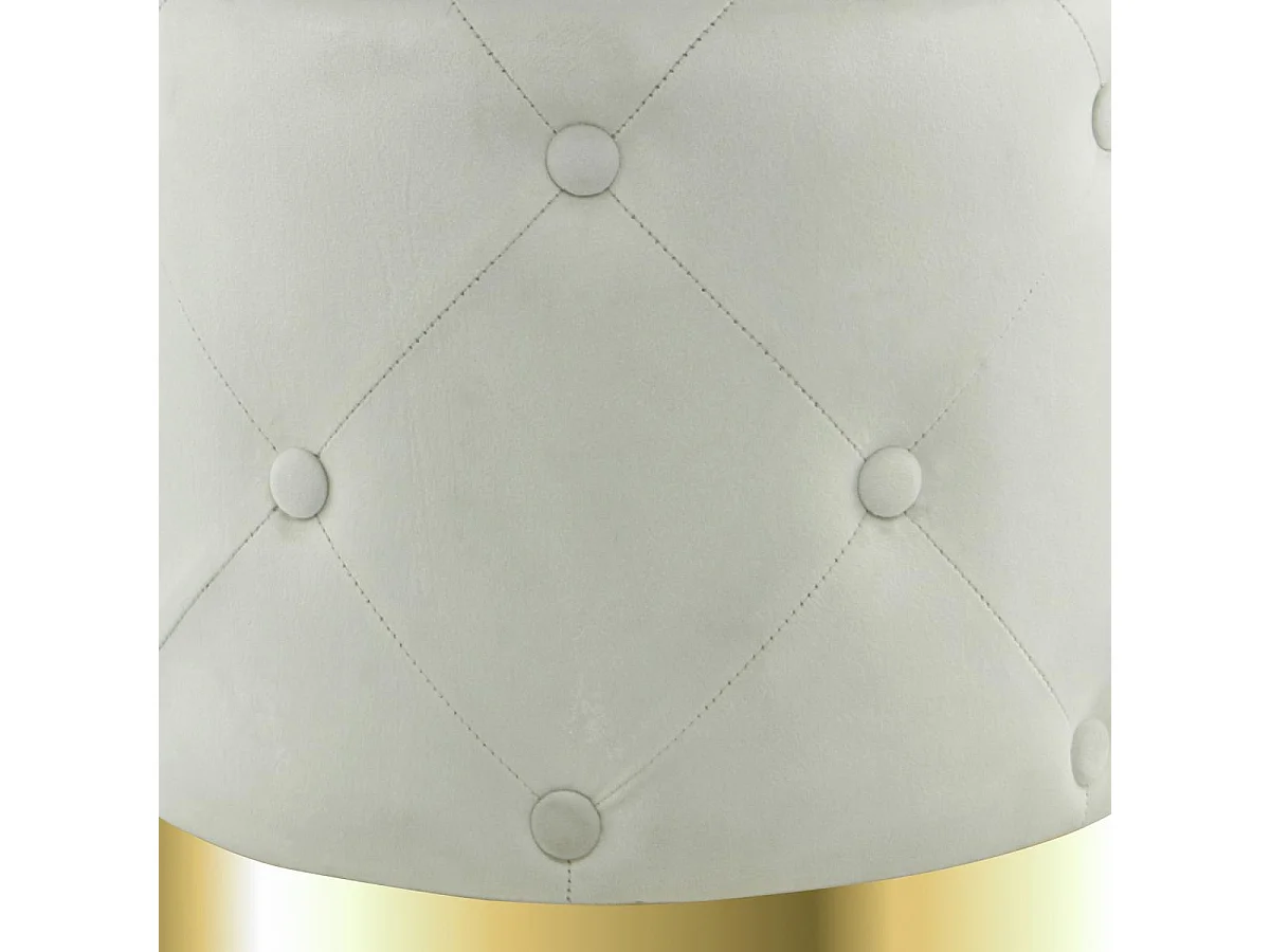 Tabouret semi artisanal ZAJE 40x40x40 crème