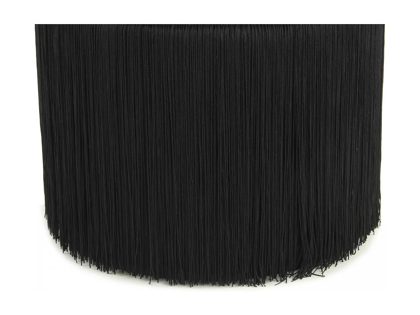 Tabouret semi artisanal ZALE 38x38x45 noir et gris