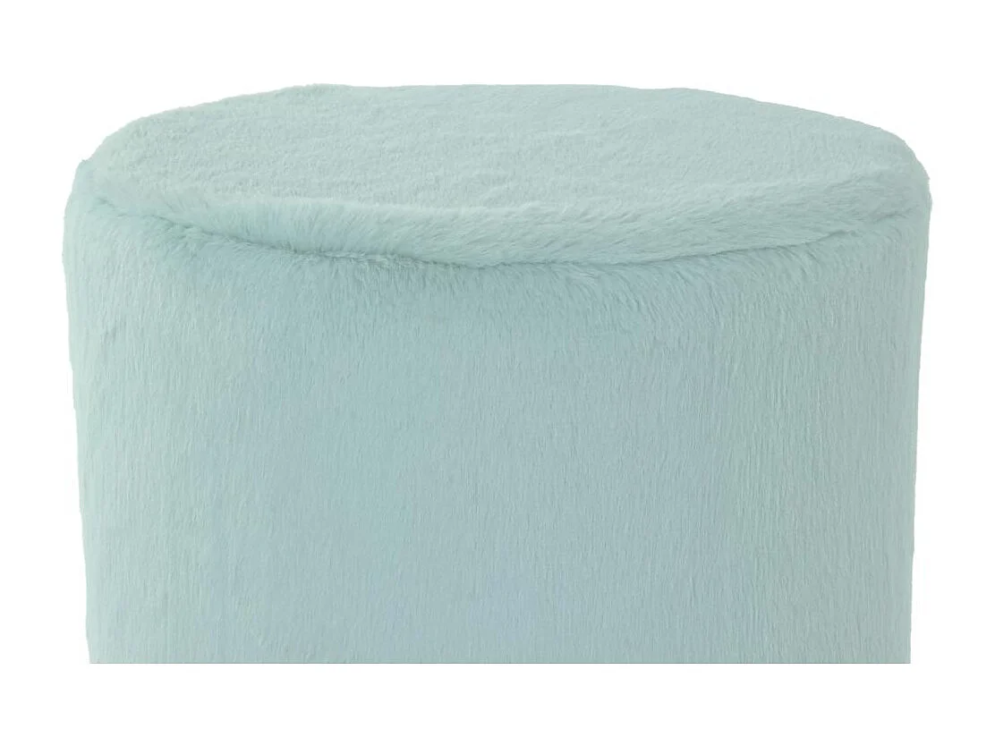 Tabouret semi artisanal ZAGE 36x36x44 bleu clair