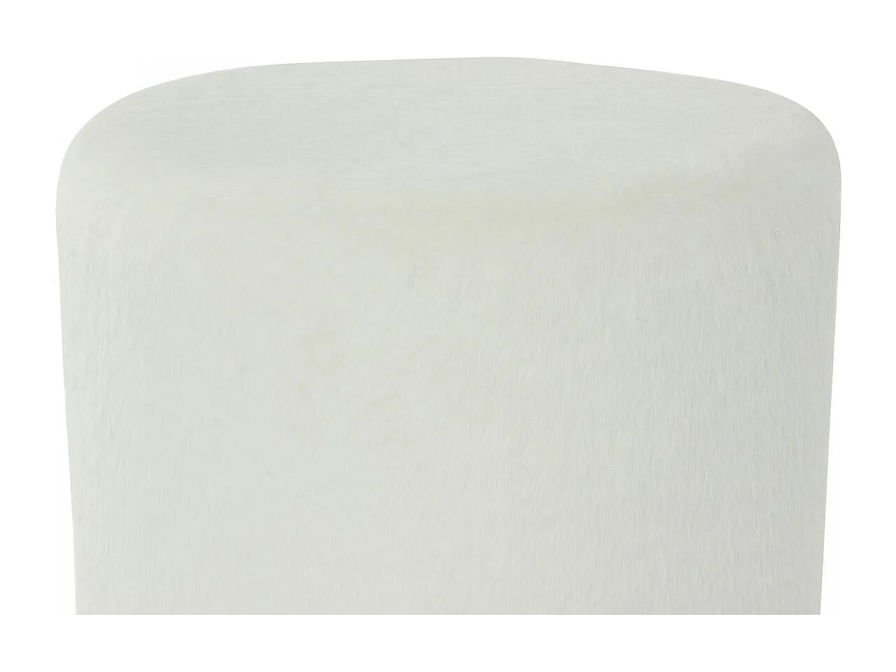 Tabouret semi artisanal ZAFE 36x36x44 blanc