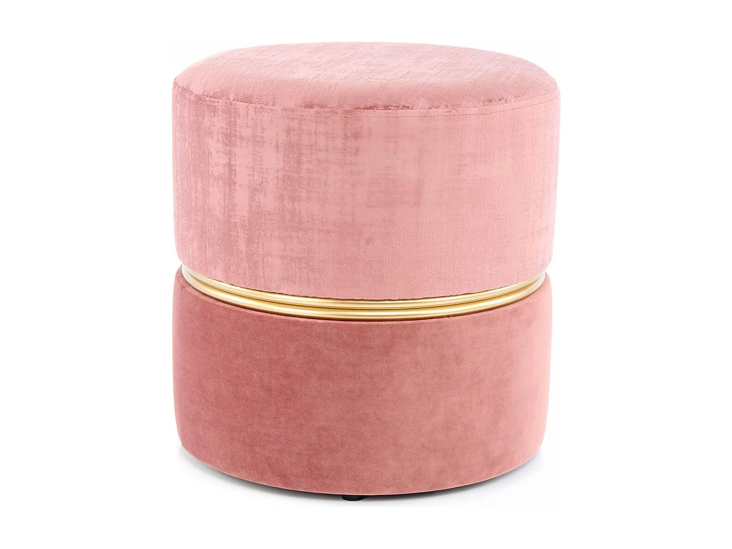 Tabouret semi artisanal ZAHA 40x40x40 vieux rose