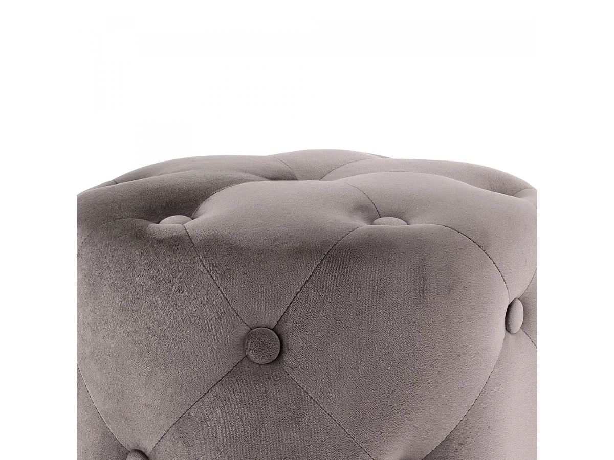 Tabouret semi artisanal ZAJE 40x40x40 taupe