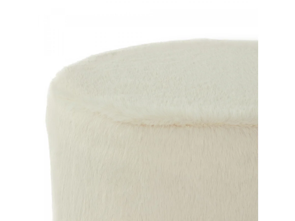 Tabouret semi artisanal ZAFE 36x36x44 beige