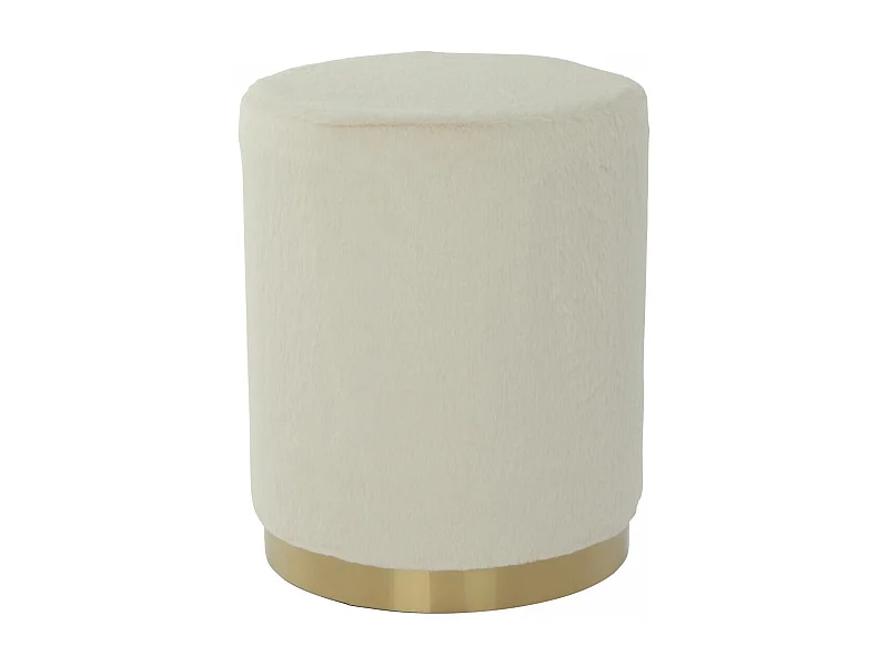 Tabouret semi artisanal ZAFE 36x36x44 beige