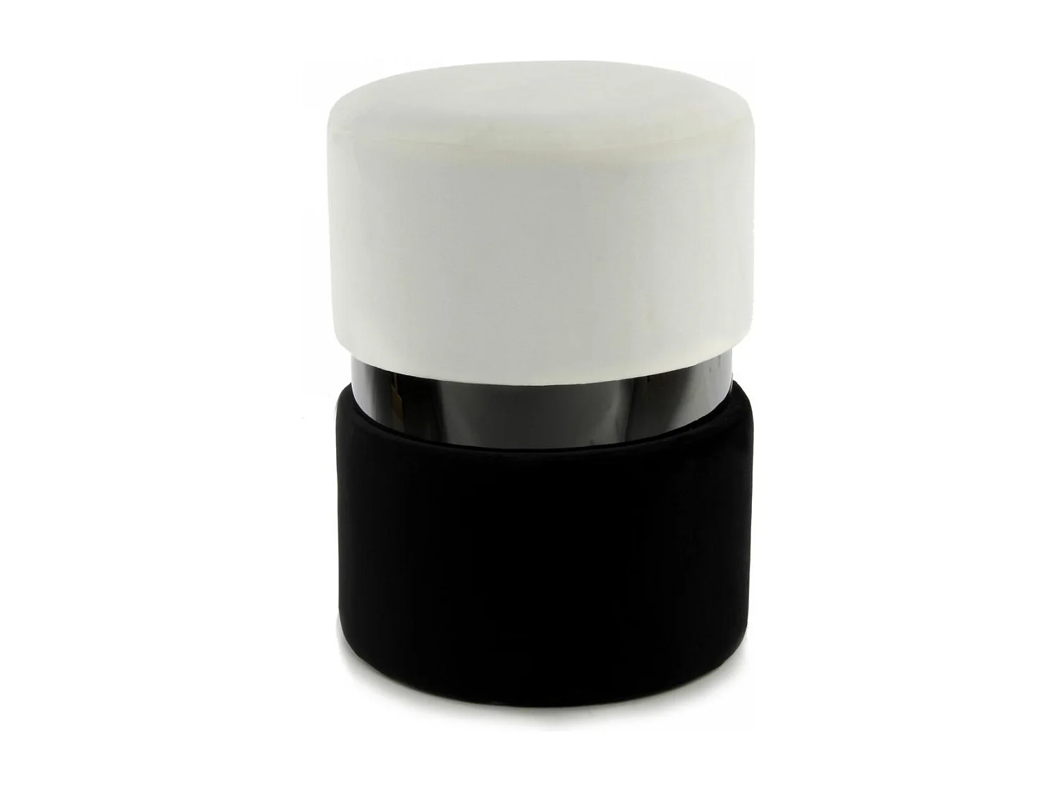 Tabouret semi artisanal ZASA 35x35x46 crème