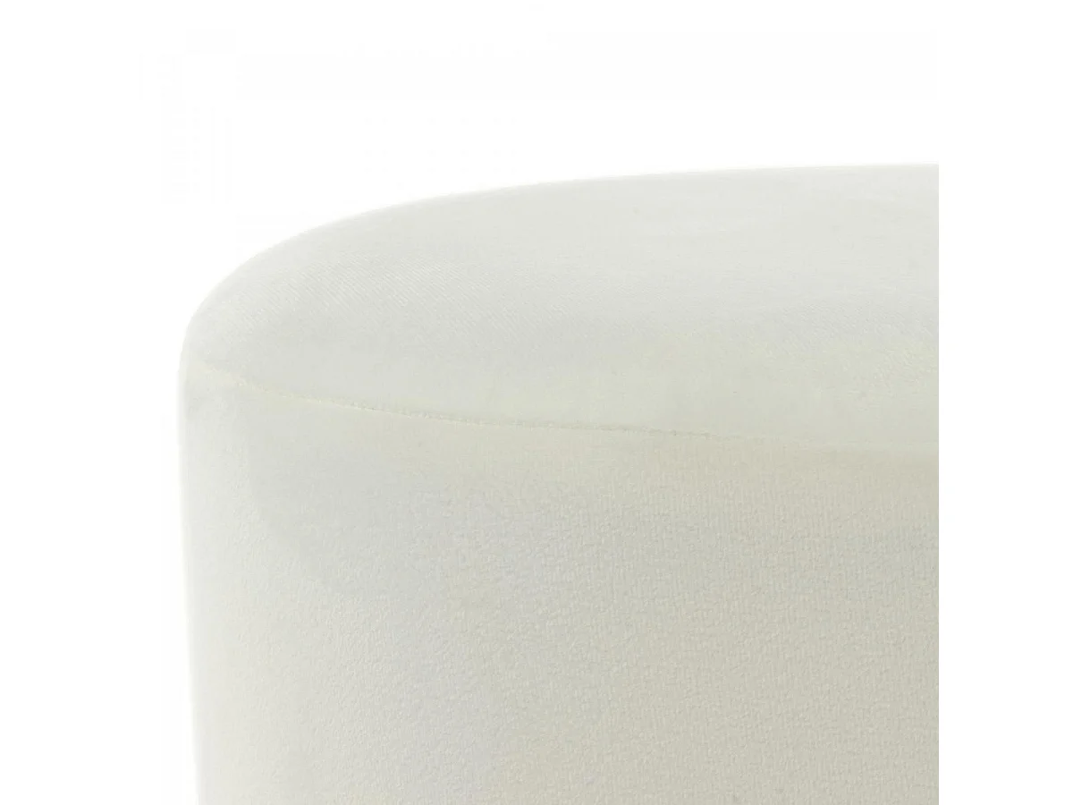 Tabouret semi artisanal ZASA 35x35x46 crème