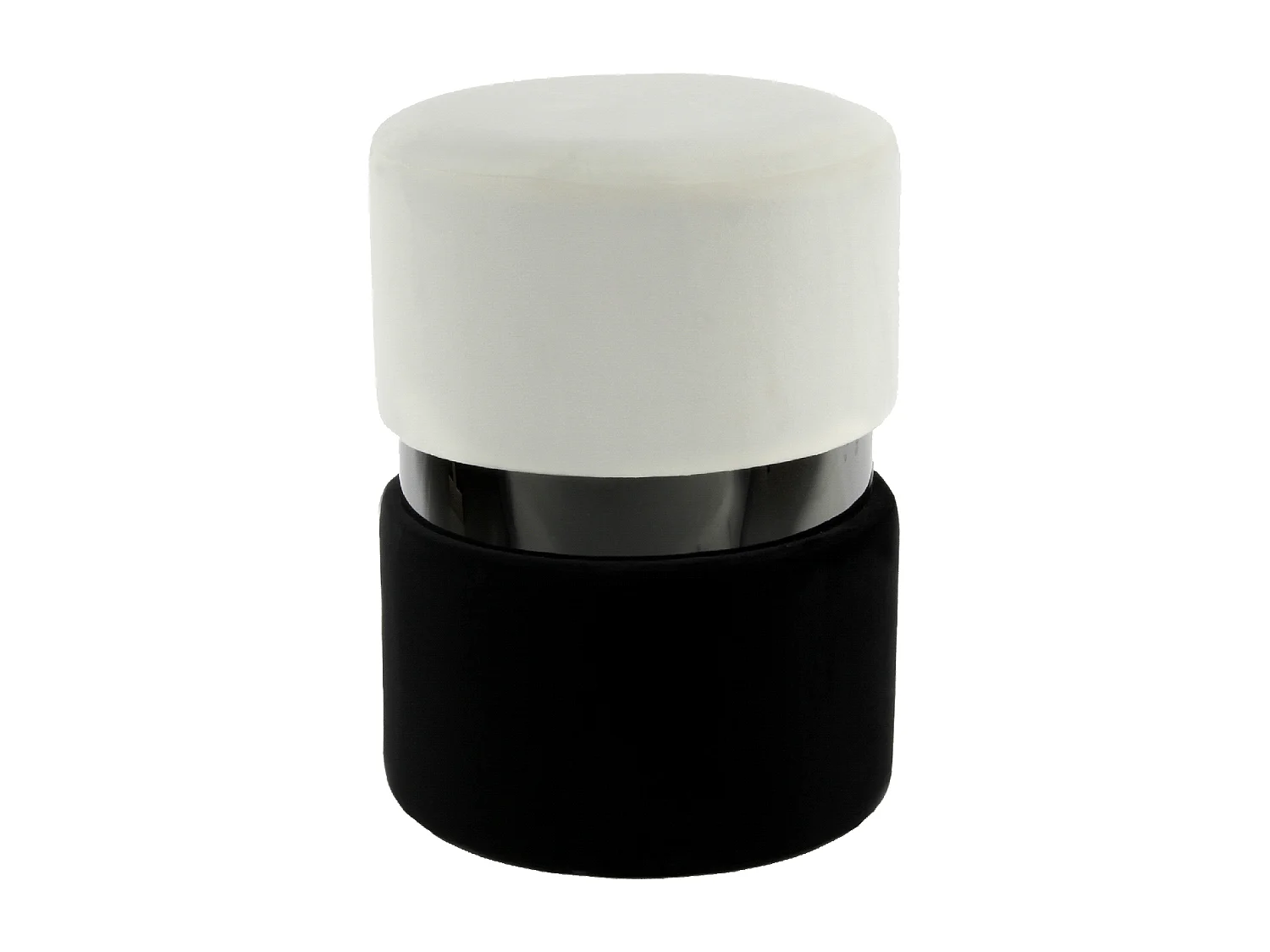 Tabouret semi artisanal ZASA 35x35x46 crème