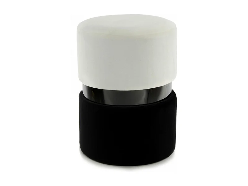 Tabouret semi artisanal ZASA 35x35x46 crème