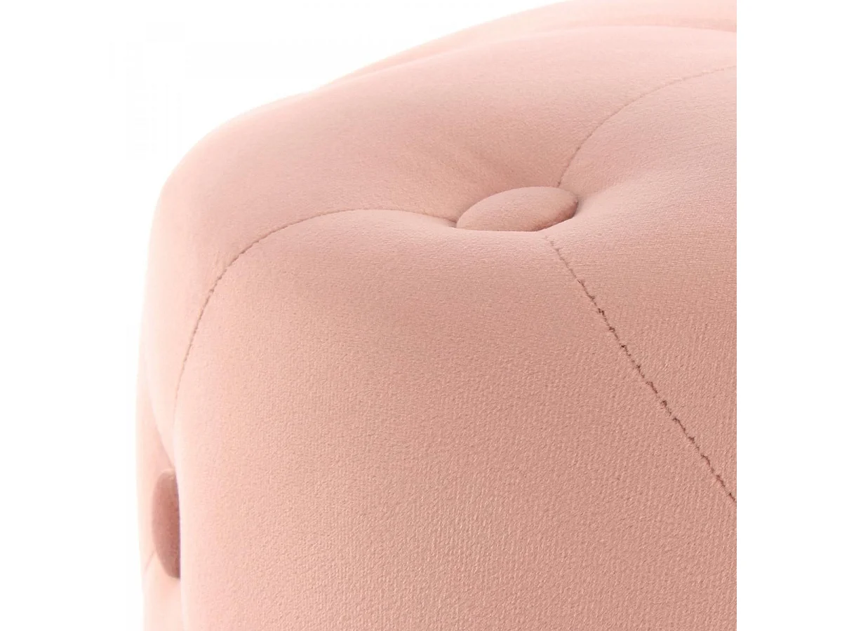 Tabouret semi artisanal ZAJE 40x40x40 rose