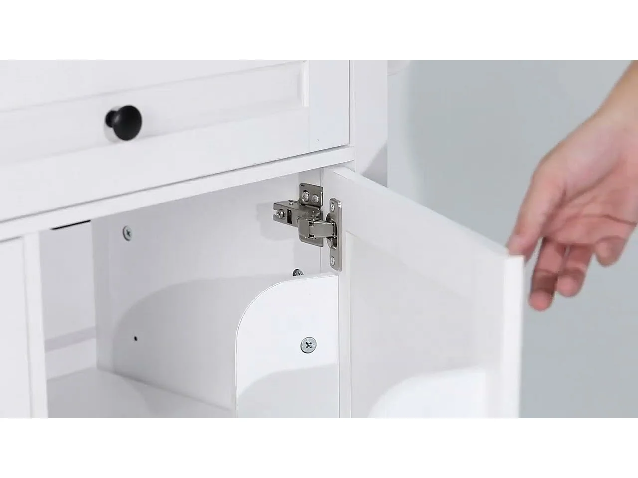 Ilot central de cuisine mobile 120x40x92cm - plateau extensible - avec prise de courant - espace de rangement multifonctionnel - gris