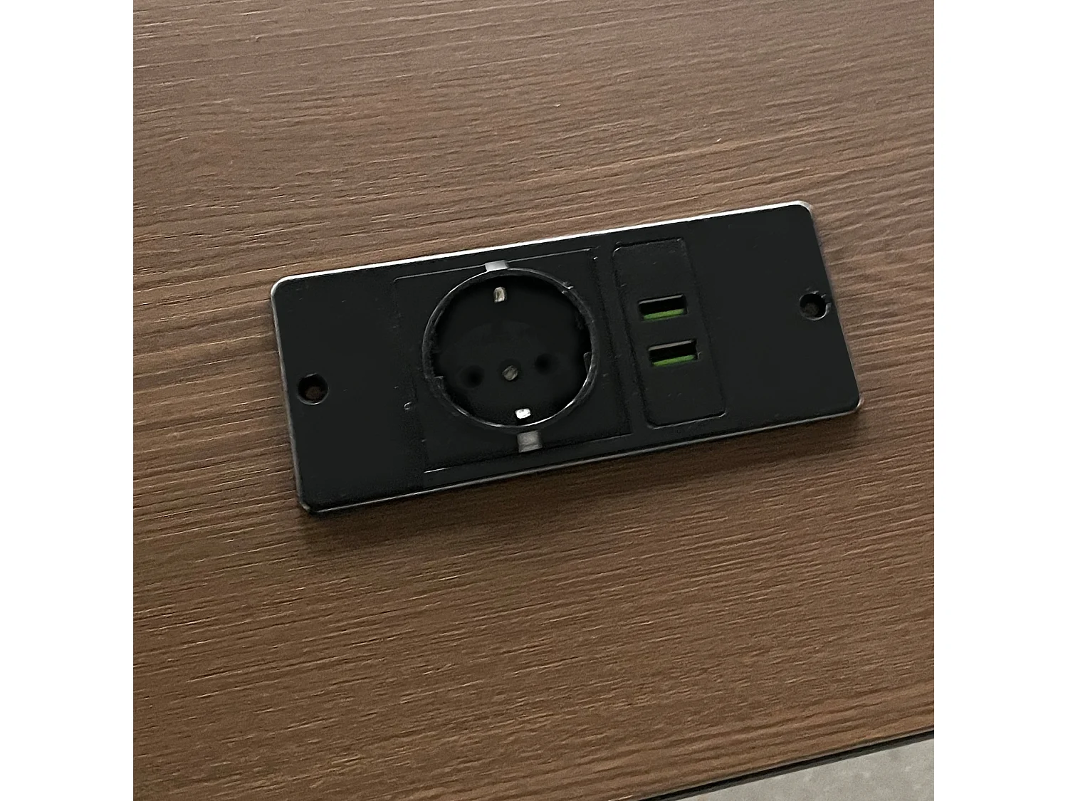 Lit mezzanine en métal 140x200 cm - avec éclairage LED - avec bureau et étagère de rangement - avec port USB - Noir (matelas non inclus)