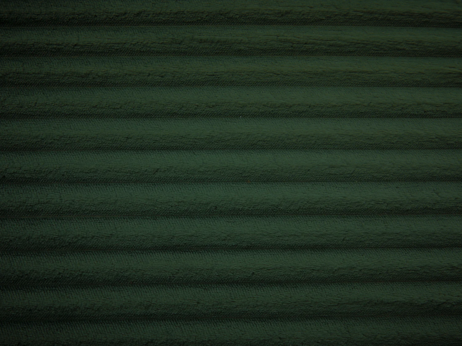 Canapé 3 places confort assise profonde en velours côtelé grosses côtes vert DONILIA