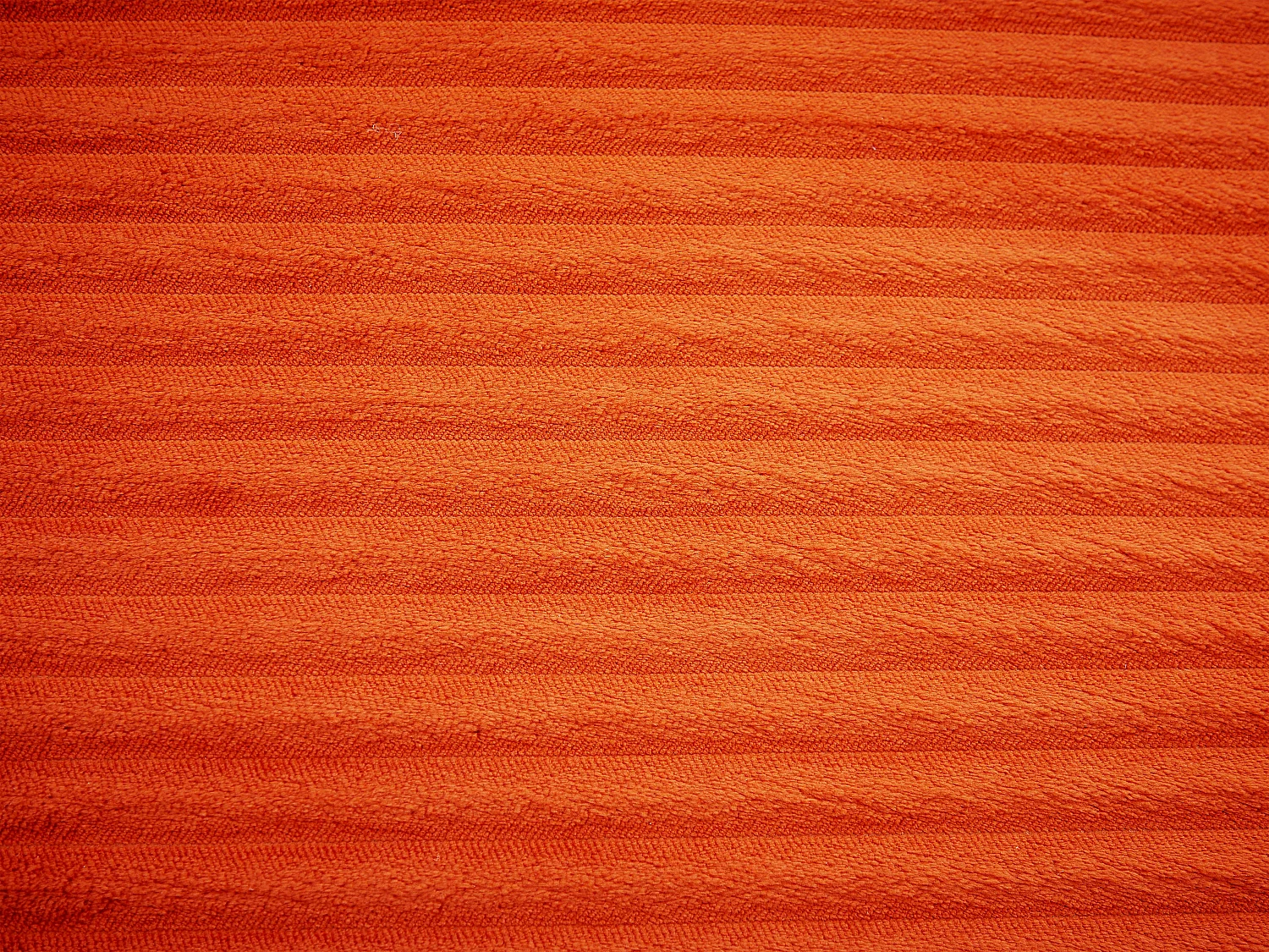 Méridienne en velours côtelé grosses côtes terracotta DONILIA