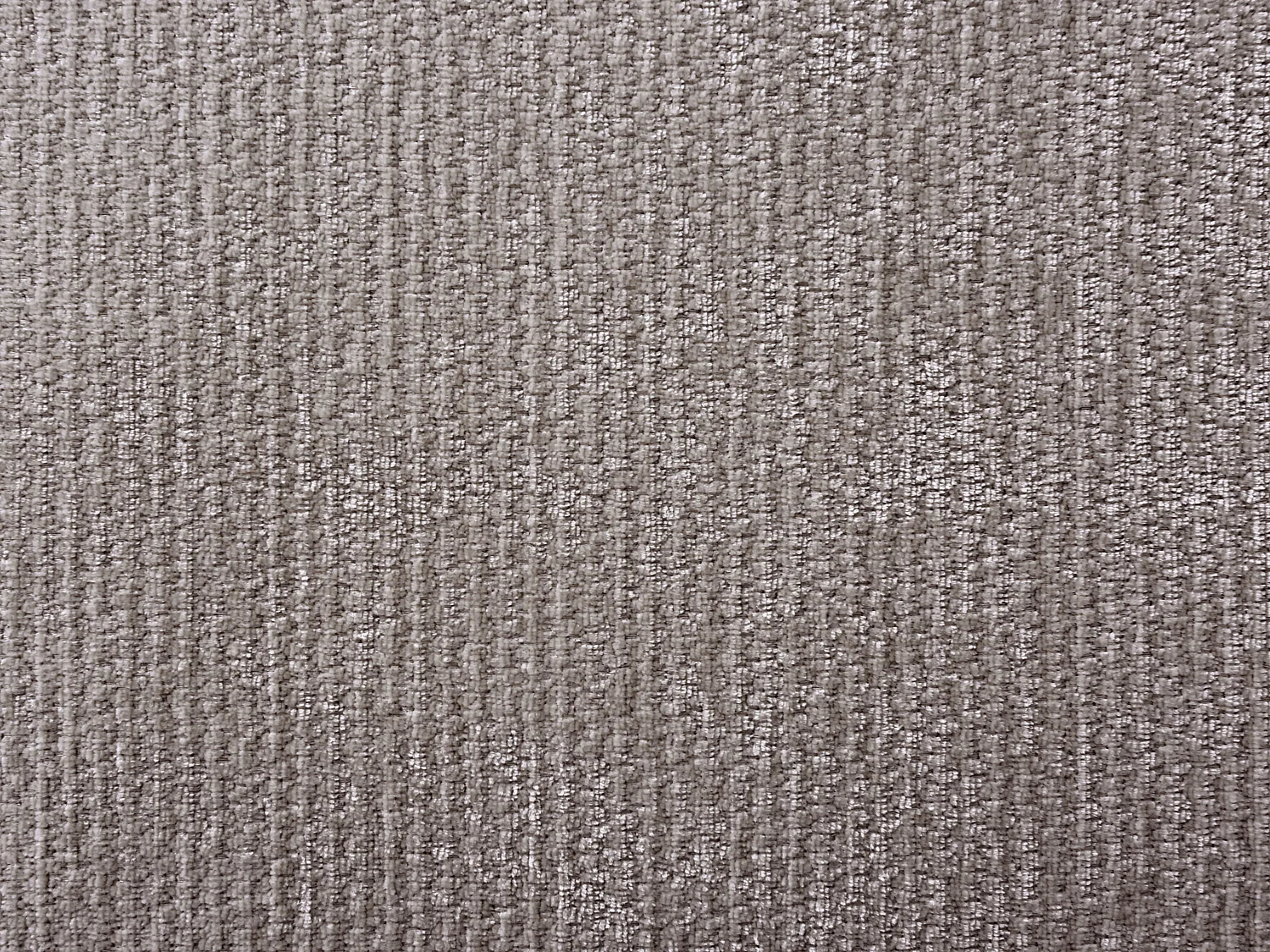 Fauteuil d'angle gauche en tissu texturé taupe CARLIVI