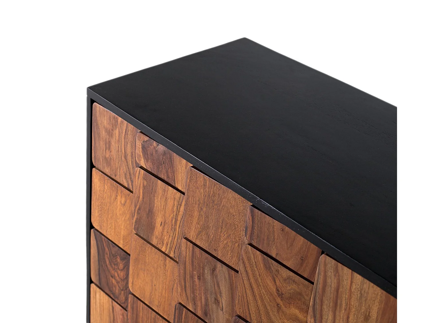Dressoir van mangohout, rustieke etnische moderne stijl - 75x160x40