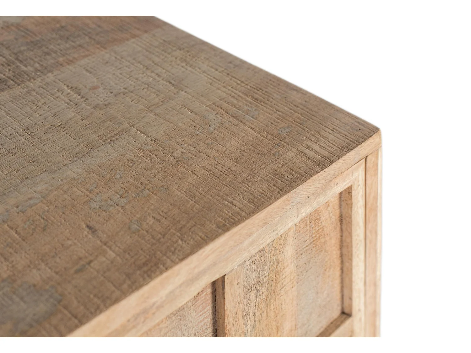 Dressoir van mangohout in Japandi-stijl - 91x175x41