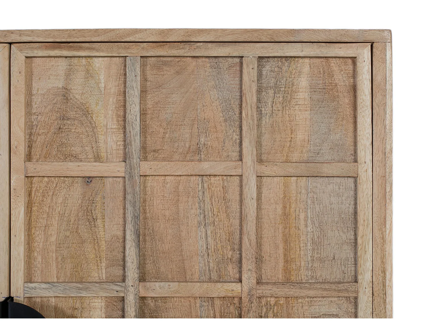 Dressoir van mangohout in Japandi-stijl - 91x175x41