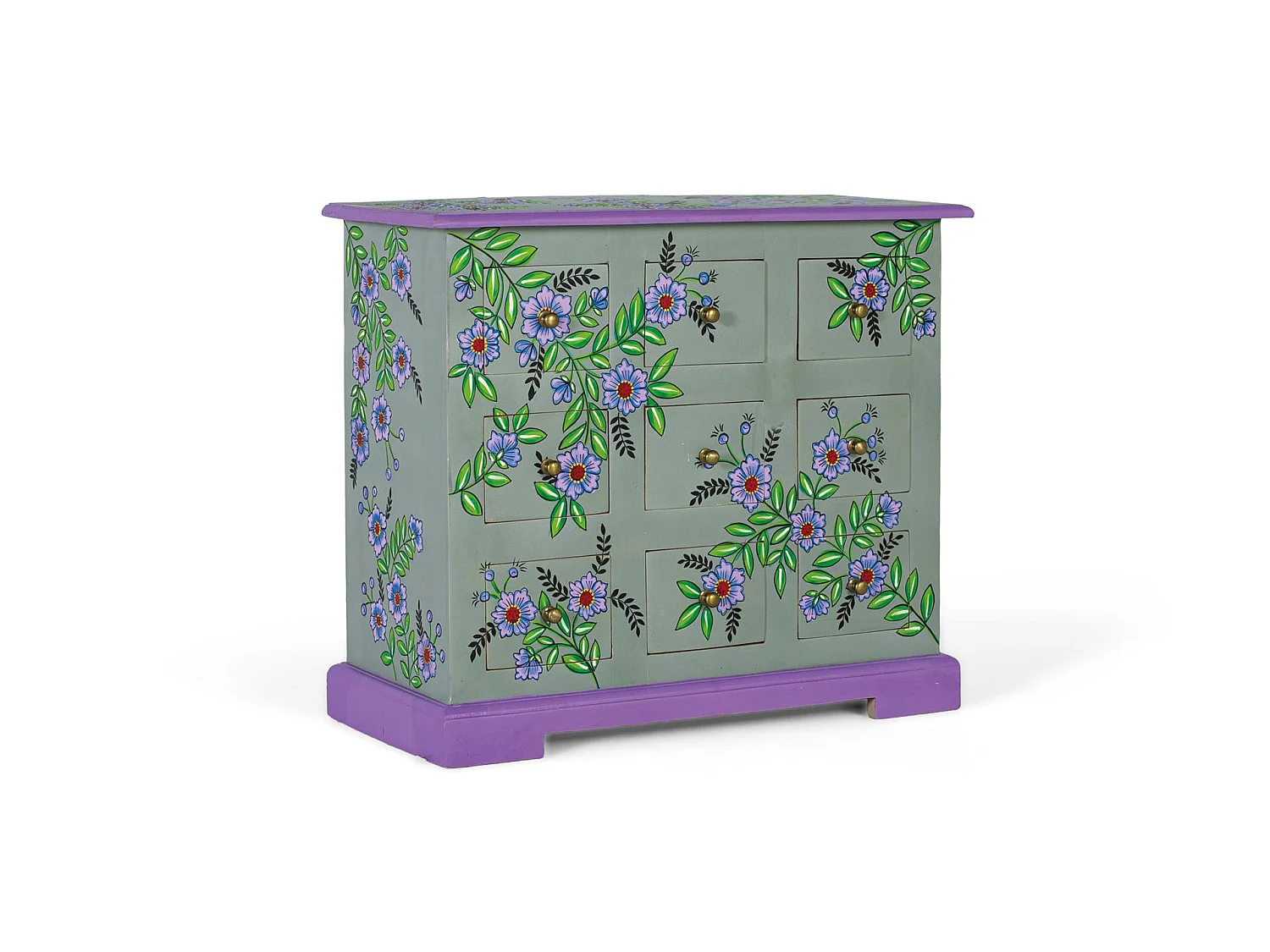 Komoda z drewna mango 70 cm, styl etniczny - 61x71x31
