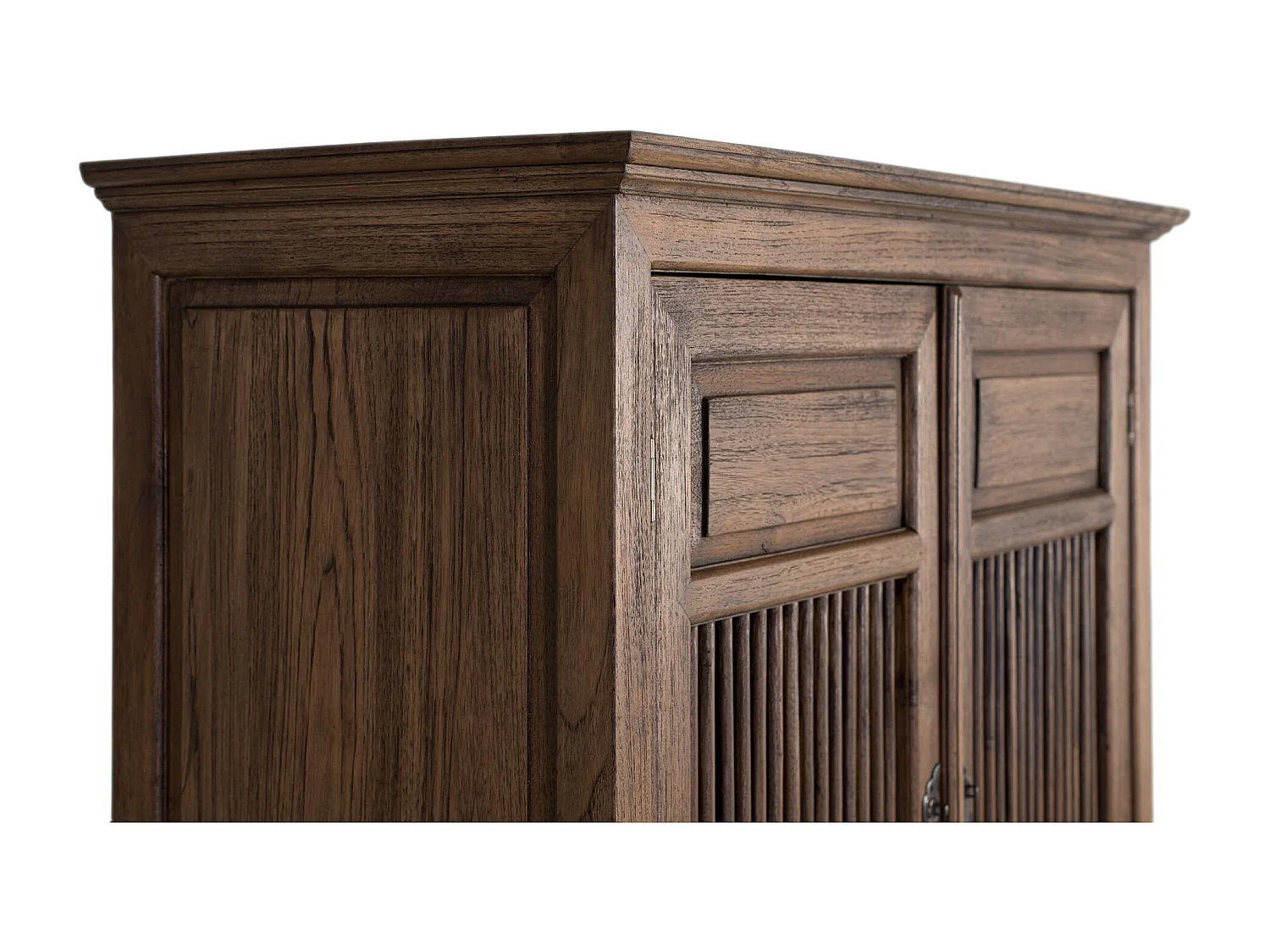 Armadio in legno massello di teak altezza 176 cm