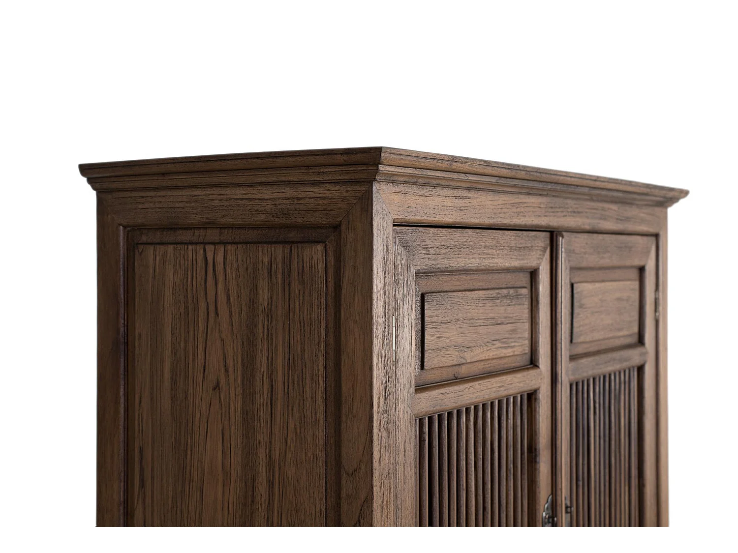Armadio in legno massello di teak altezza 176 cm