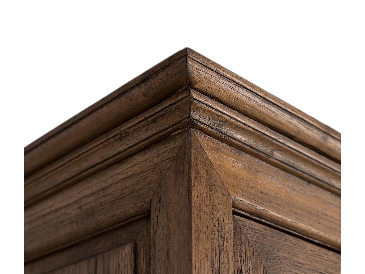 Armadio in legno massello di teak altezza 176 cm