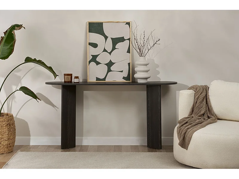 Buffet en bois "Sira" - 35 x 150 x 75 cm - Lumière Noire