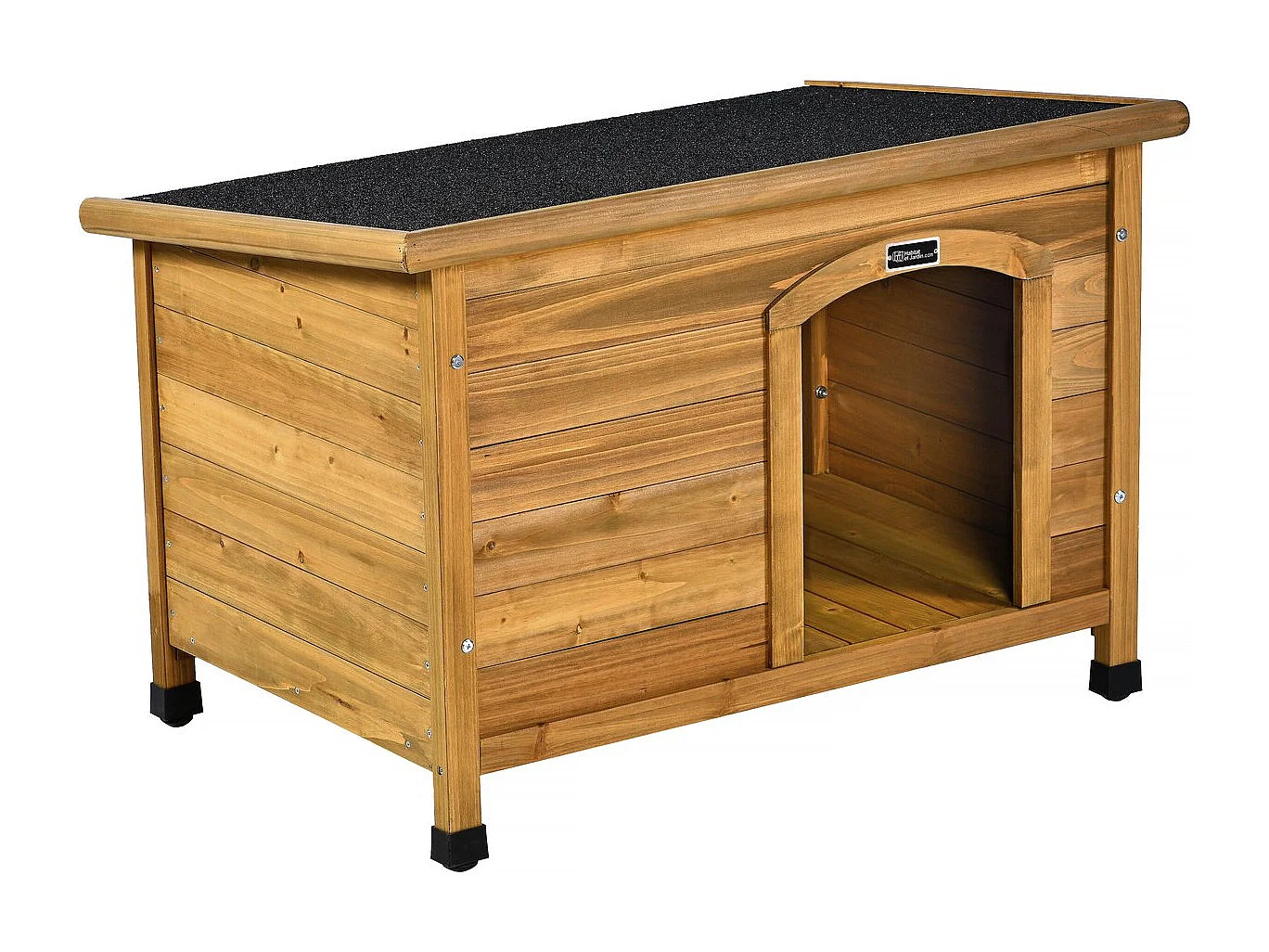 Cuccia per cani in legno "Max" - 85 x 57 x 58 cm - Marrone