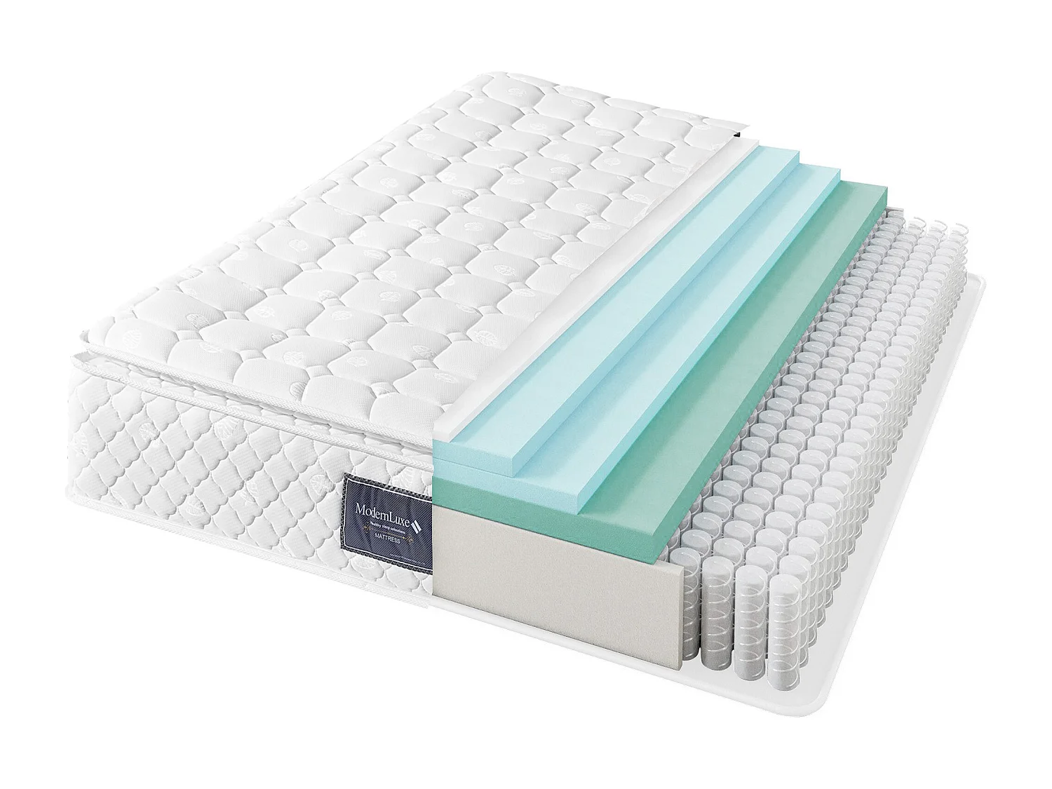 Łóżko z pojemnikiem 90x200 cm - z zagłówkiem ze schowkiem, USB i oświetleniem LED - beżowe, lniane - materac w cenie