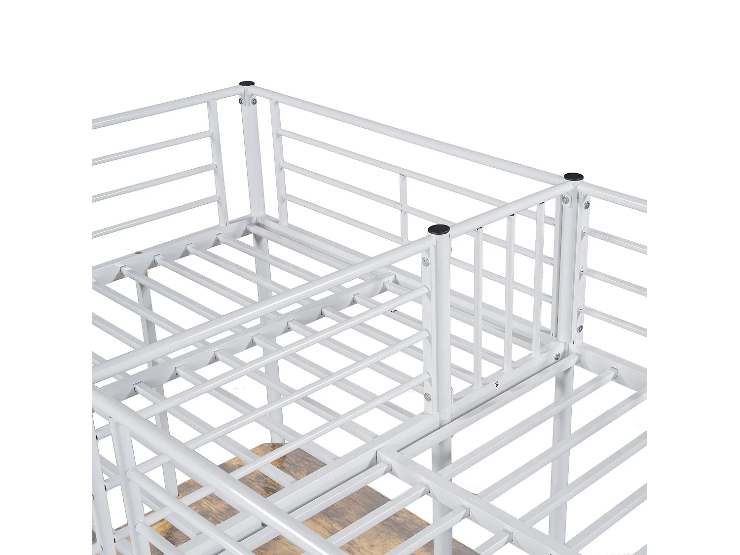 Lit mezzanine 90 x 200 cm - blanc - sans matelas