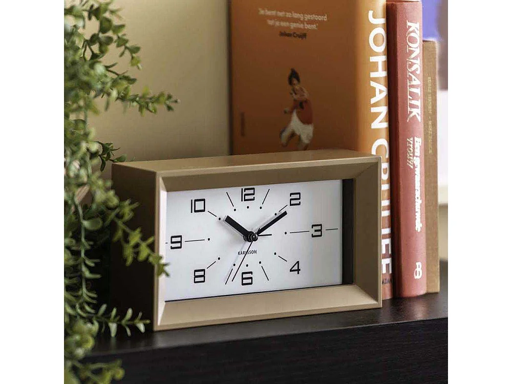 Réveil matin rectangulaire Lujo