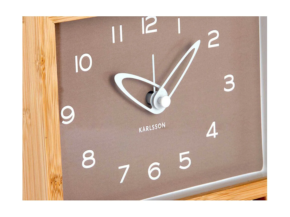 Réveil matin en bambou Tipico