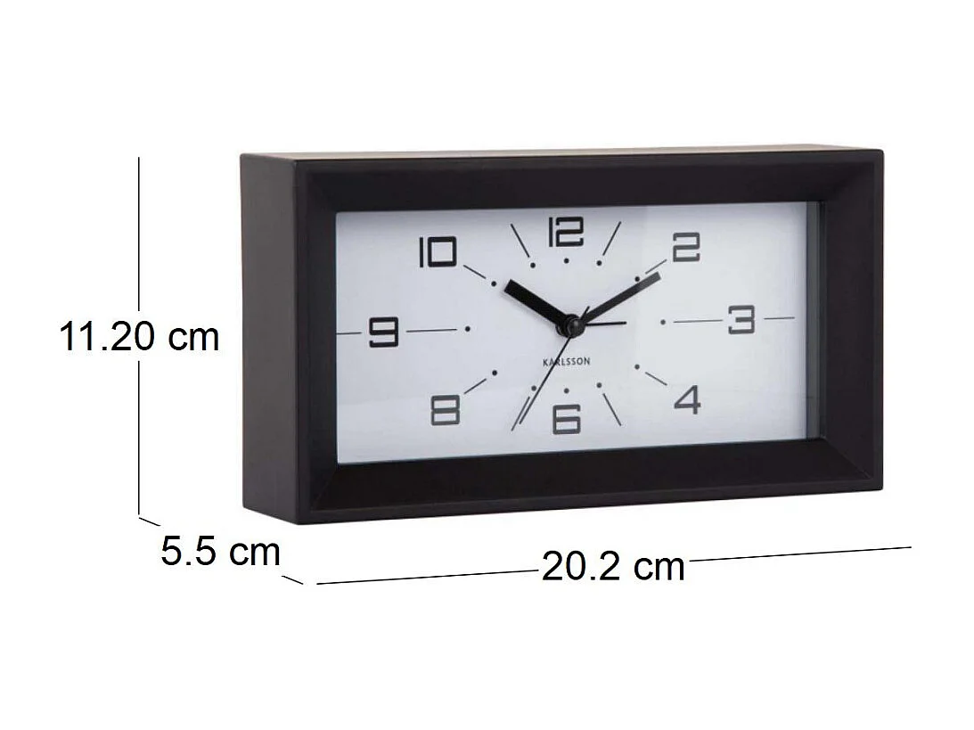 Réveil matin rectangulaire Lujo